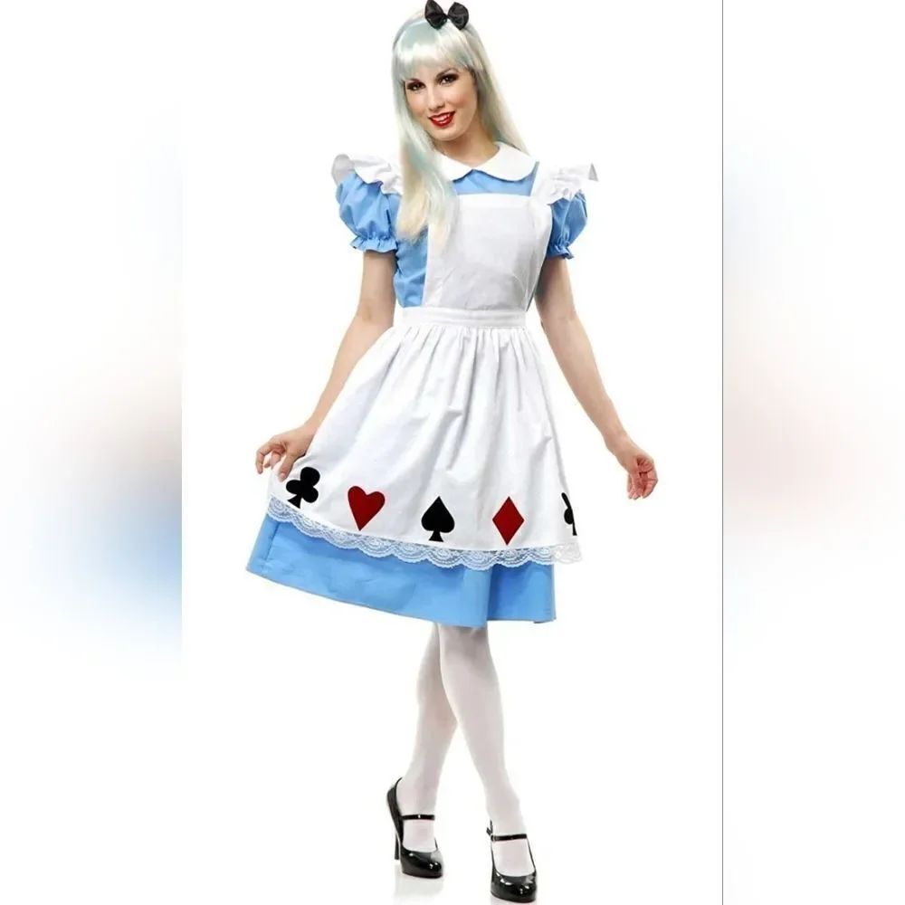 ๐ฉตDisney Alice Inย Wonderland CostumeโSetโAdultโXLarge